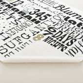 Chanukah Fun Words Sherpa Blanket/Medium Deken (3/4)