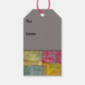 Chanukah Funtime Menorahs Cadeaulabel (Achterkant)