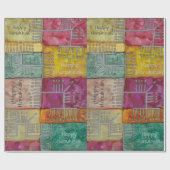 Chanukah Funtime Menorahs Cadeaupapier (Vlak)