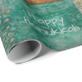 Chanukah Funtime Menorahs Cadeaupapier (Rol Hoek)