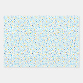 Chanukah, gemengde set joodse sterren Dreidel Cand Inpakpapier Vel (Voorkant 2)