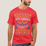 Chanukah Gifts Happy Hanukkah Ugly Kerstmenor T-shirt<br><div class="desc">Chanukah Gifts Happy Hanukkah Ugly Kerstmenorah .</div>