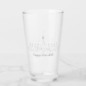 Chanukah Glas (Achterkant)