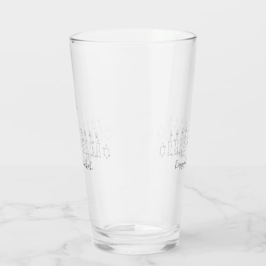 Chanukah Glas (Rechts)