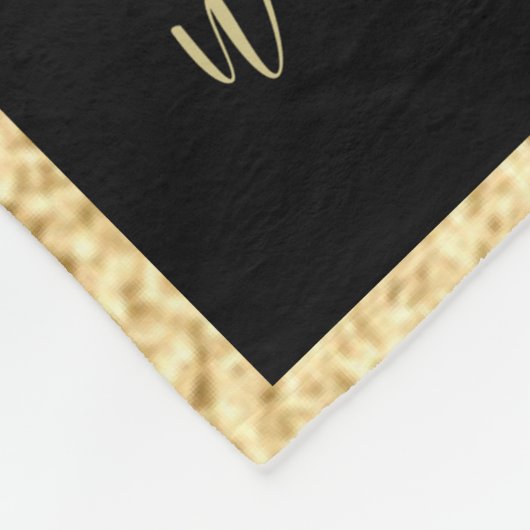 Chanukah Gold Fleece Blanket (Hoek)
