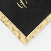 Chanukah Gold Fleece Blanket Deken (Hoek)