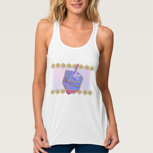 Chanukah Greetings Tanktop (Voorkant)