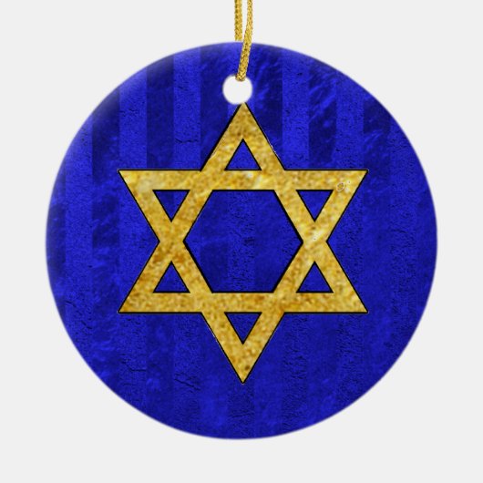 Chanukah Hanukkah חֲ נֻ כָּ ה Keramisch Ornament (Voorkant)