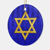 Chanukah Hanukkah חֲ נֻ כָּ ה Keramisch Ornament (Links)