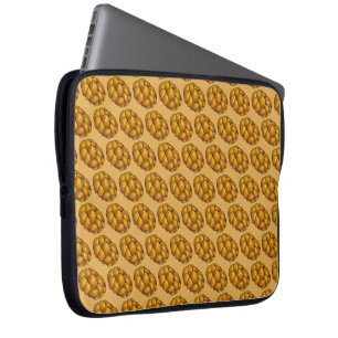 Chanukah Hanukkah Braided Challah Bread Holiday Laptop Sleeve