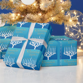 Chanukah Hanukkah Wrapping Paper Gift Wrap Cadeaupapier