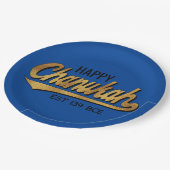 Chanukah Happy Retro Papieren Bordje (Gekanteld)