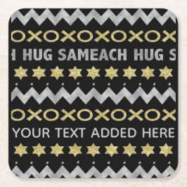 Chanukah Hug Sameach Kartonnen Onderzetters