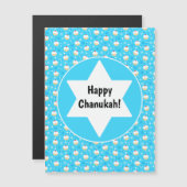 Chanukah Jelly Doughnoten Joodse sterren Snowflake (Voorkant / Achterkant)