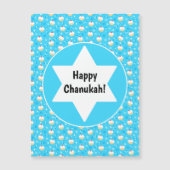 Chanukah Jelly Doughnoten Joodse sterren Snowflake (Voorkant)