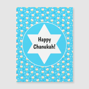 Chanukah Jelly Doughnoten Joodse sterren Snowflake
