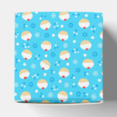 Chanukah Jelly Doughnoten Joodse sterren Snowflake Bedankdoosjes (Bovenkant)