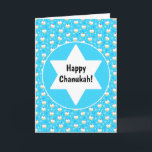 Chanukah Jelly Doughnoten Joodse sterren Snowflake Kaart<br><div class="desc">Dit lint is een mooie aanvulling op je cadeauverpakking in Chanoeka. Of gebruik het met stevig kleurenpapier als contrast. Overeenkomende cadeautassen,  gunstige dozen en inpakpapier beschikbaar.</div>