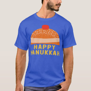 Chanukah Jewish Holiday Sufganiyah Gezegde Happy H T-shirt