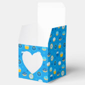 Chanukah Jewish Star Cupcakes Blue Jelly Doughnut Bedankdoosjes (Geopend)