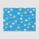 Chanukah Jewish Star Cupcakes Blue Tissuepapier<br><div class="desc">Fun Chanukah-tissuepapier voor kinderen of cadeautjes voor volwassenen. Meng en pas met ons andere cadeaubonet collectie aan.</div>