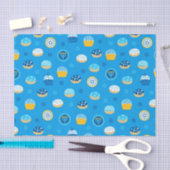 Chanukah Jewish Star Cupcakes Blue Tissuepapier (Craft)