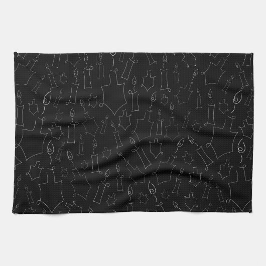 Chanukah Kitchen Towel Theedoek (Horizontaal)