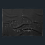 Chanukah Kitchen Towel Theedoek<br><div class="desc">Chanukah verdient iets meer—iets speciaals! Dit ontwerp biedt een prachtig,  simplistisch,  minimalistisch estheticum met zijn moderne aanraking en zijn delicate smaak. Viel Chanokah met het coördineren van decor en het geven van accessoires. Maak van dit jaar een Chanoeka om het te herinneren!</div>