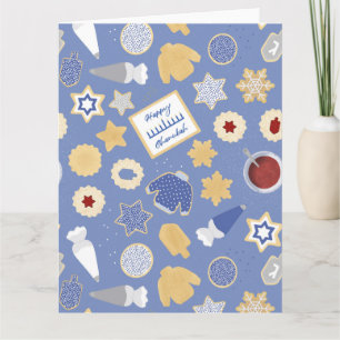 Chanukah-koekjesfeest Kaart