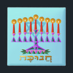 Chanukah Magneet<br><div class="desc">Joyous Chanukah</div>
