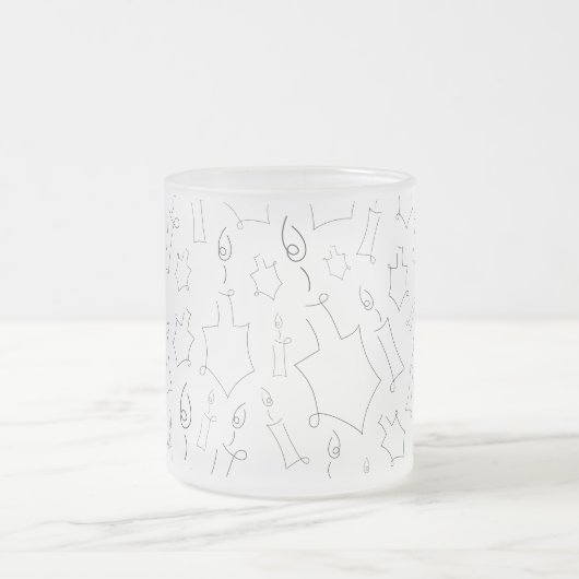 Chanukah Matglas Koffiemok (Center)