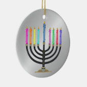 Chanukah Menorah Keramisch Ornament (Rechts)