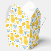 Chanukah Menorahs Gelt Pitcher Oil White Blue Bedankdoosjes (Geopend)