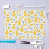 Chanukah Menorahs Gelt White Tissuepapier (Craft)