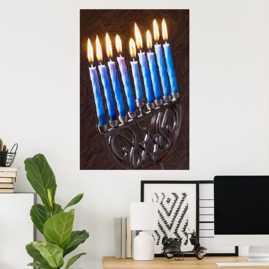 Chanukah Print (Thuiskantoor)