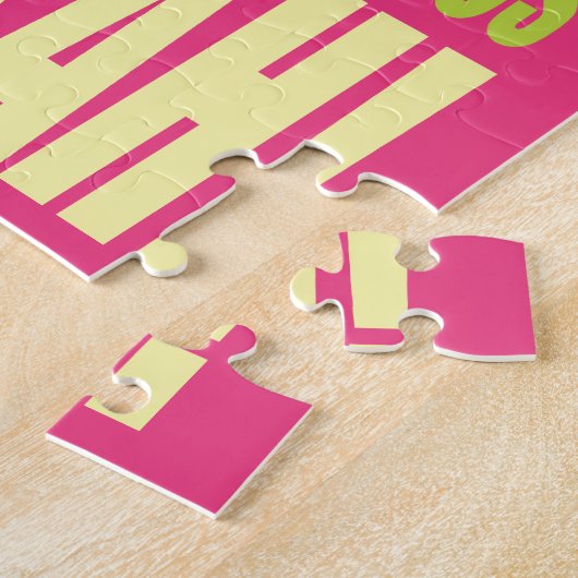 Chanukah Puzzle Legpuzzel (Zijkant)