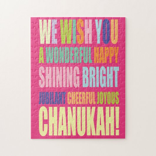 Chanukah Puzzle Legpuzzel (Verticaal)