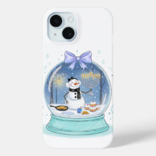 Chanukah Sneeuwbol iPhone 15 Case
