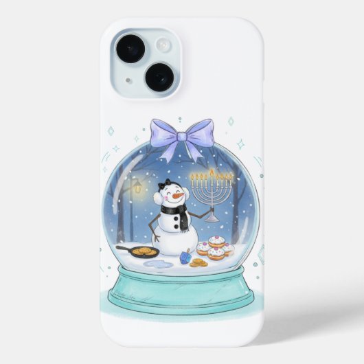 Chanukah Sneeuwbol Case-Mate iPhone Case (Achterkant)