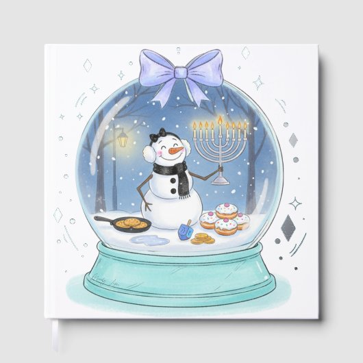 Chanukah Sneeuwbol Gastenboek (Voorkant)