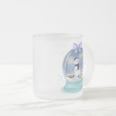 Chanukah Sneeuwbol Matglas Koffiemok (Voorkant rechts)