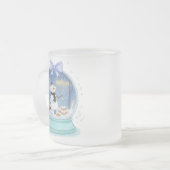Chanukah Sneeuwbol Matglas Koffiemok (Voorkant links)