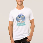 Chanukah Sneeuwbol Tri-Blend Shirt (Voorkant)