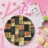 Chanukah Sparkly Tegels Papieren Bordje (Feest)