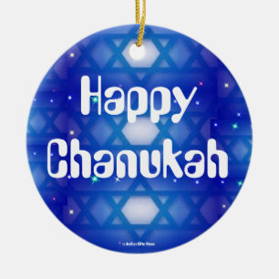 CHANUKAH SPECIALTY ORNANATIONS - JUDAIC GIFTS STOR KERAMISCH ORNAMENT