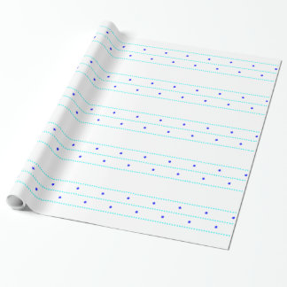 Chanukah Star Line Blue Cadeaupapier