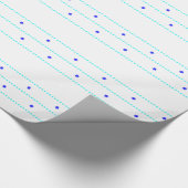 Chanukah Star Line Blue Cadeaupapier (Hoek)