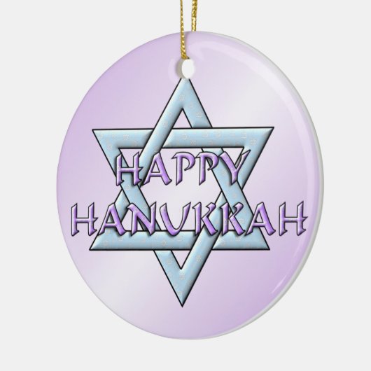 Chanukah Star van David Keramisch Ornament (Links)