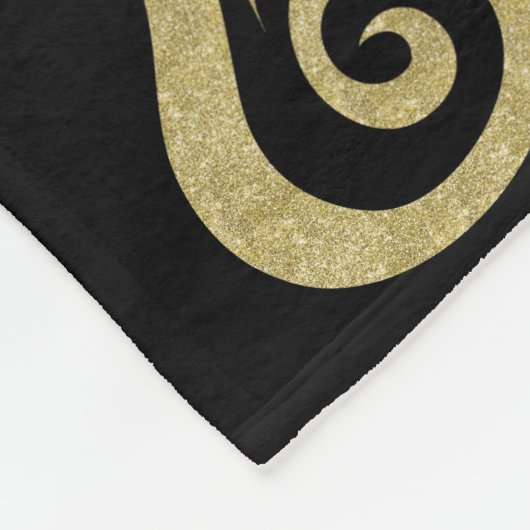 Chanukah Stencil Fleece Blanket Deken (Hoek)