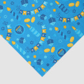 Chanukah Streamers Hanukkah Blue Banners Tissuepapier (Detail)
